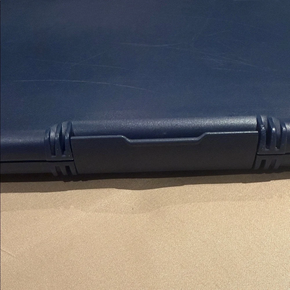 Navy Blue Plastic Clipboard with Metal Clip